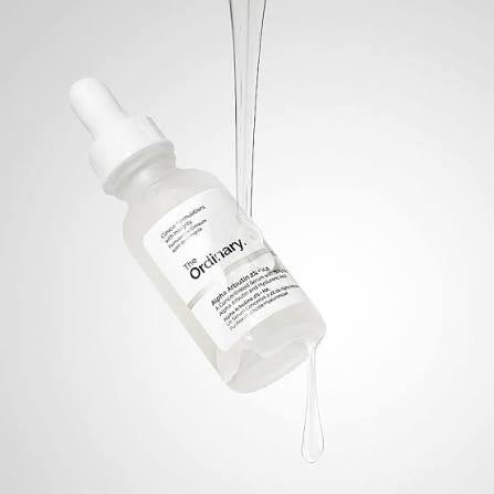 Texture of The Ordinary Alpha Arbutin 2% + HA hydrating serum
