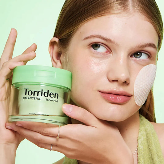 Torriden Balanceful toner pads for soothing and balanced skin