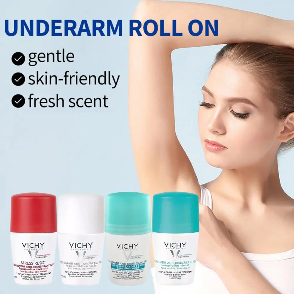 Vichy anti-perspirant 48h treatment for intense perspiration and sensitive skin deodorants