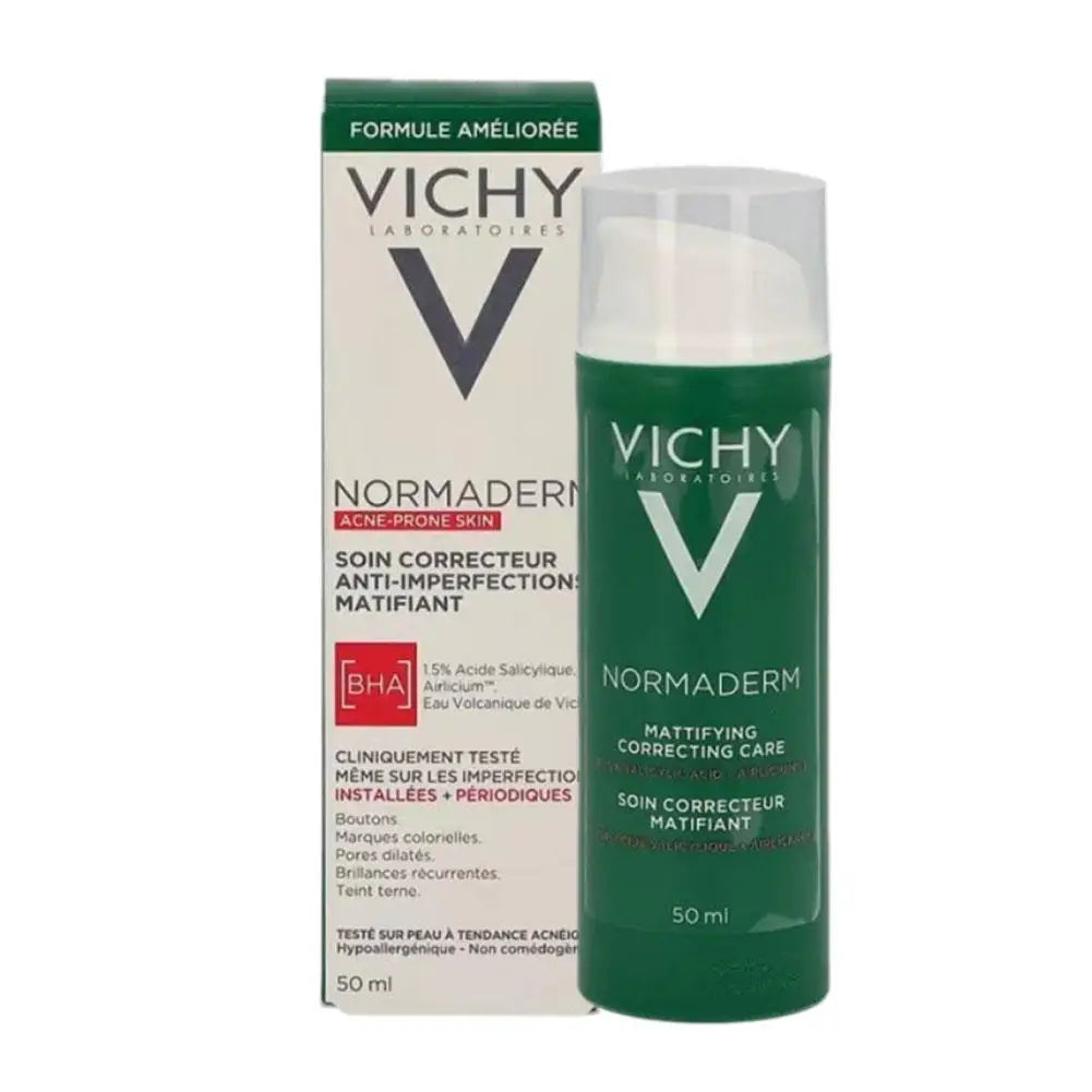 Vichy Normaderm Mattifying Correcting Care cream tube, front view