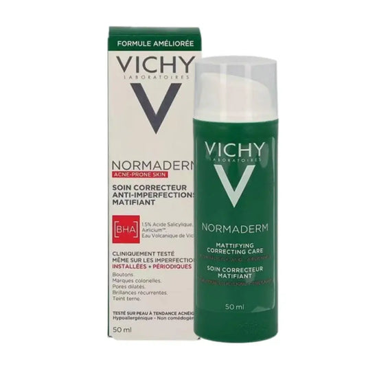 Vichy Normaderm Mattifying Correcting Care cream tube, front view